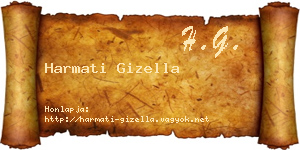 Harmati Gizella névjegykártya